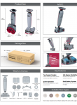 Fiche technique Artist Pro 1 : dimensions compactes, contenu du pack et compatibilité tous sols.